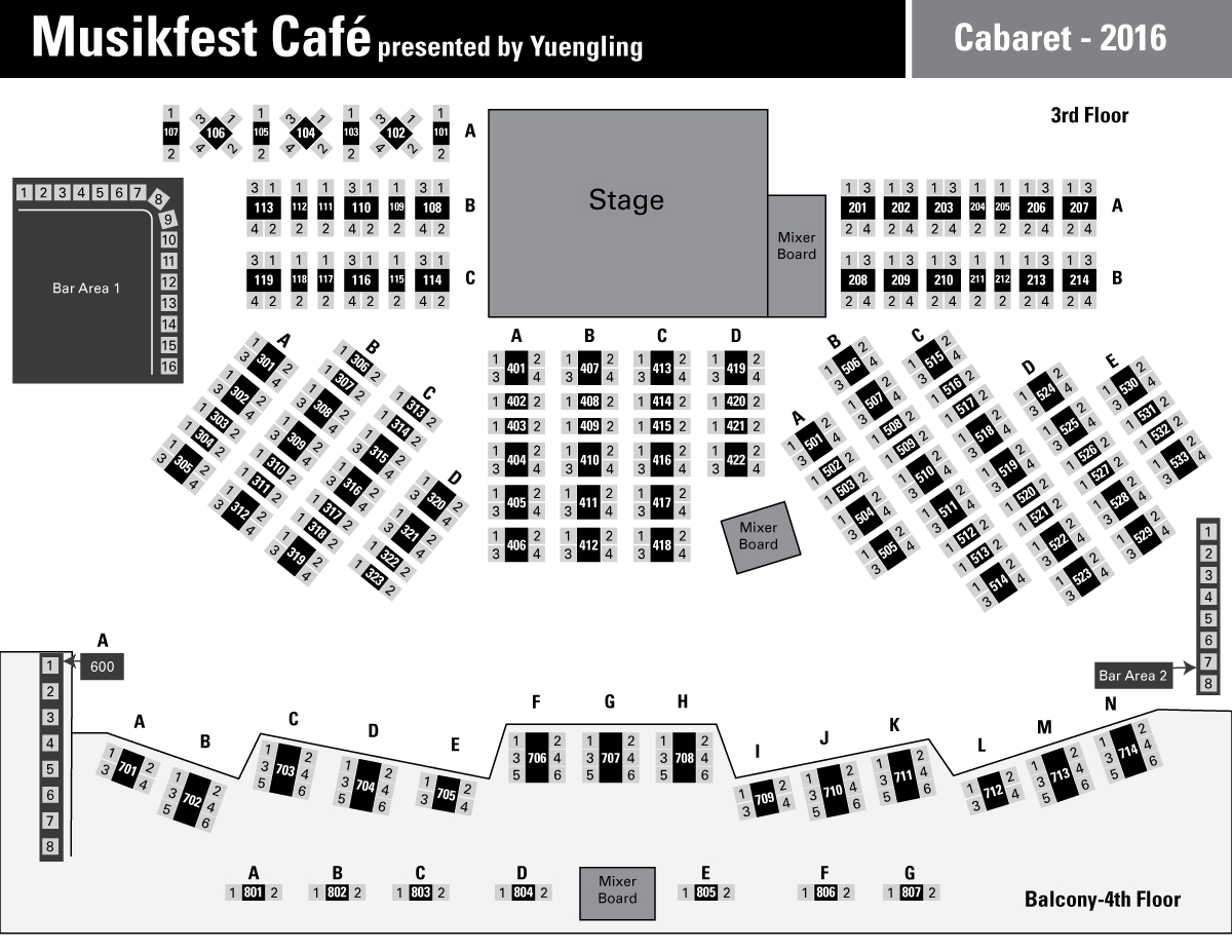 Sands Bethlehem Seating Chart